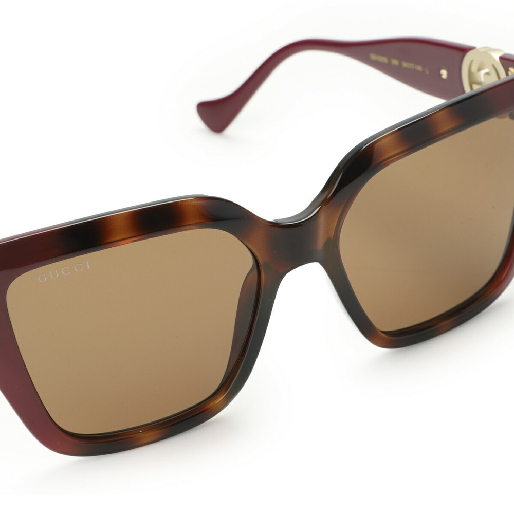Gucci Sunglasses Brown Rectangular Frame - image 6